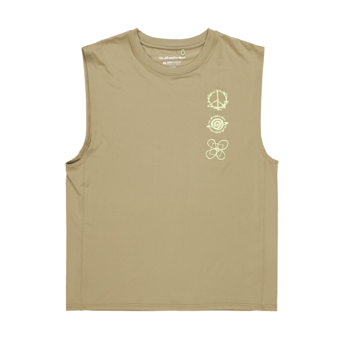 Quiksilver - Lap Time Muscle - Aloe - Outdoor-Shirt  Kurzarm