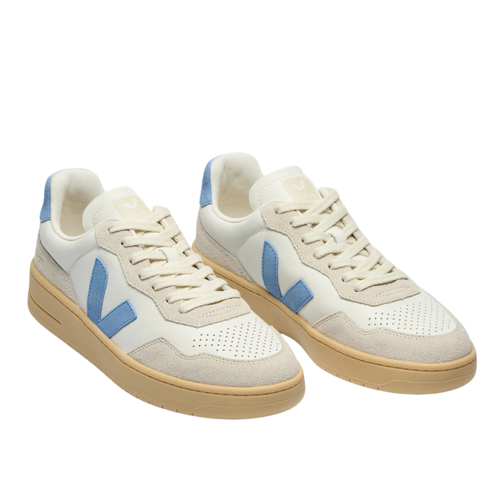Veja - V-90 - Extra-White_Aqua_Natural - Sneaker