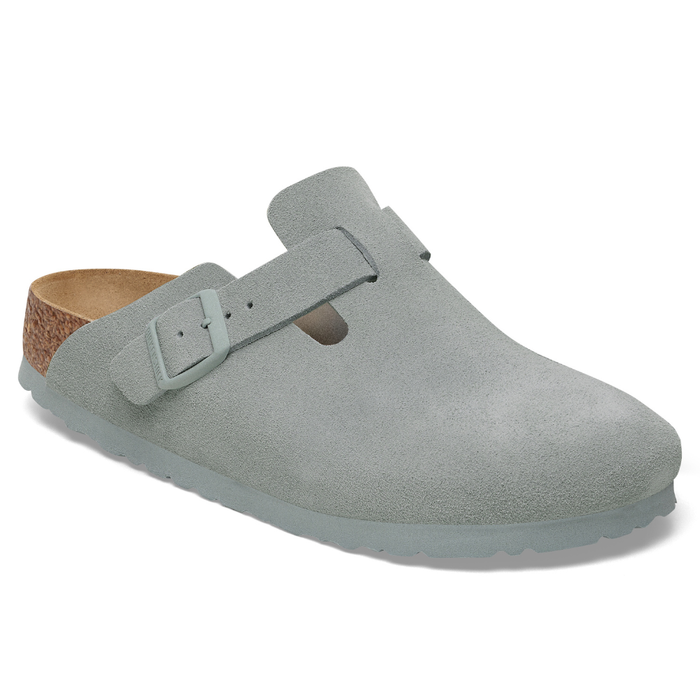 Birkenstock - Boston Suede Leather - Pure Sage - Sandale
