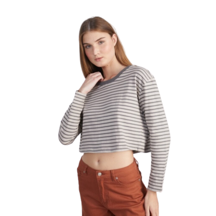 24Colours - Shirt - Grey - T-Shirt Langarm