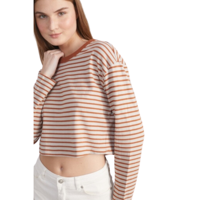 24Colours - Shirt - Rust - T-Shirt Langarm