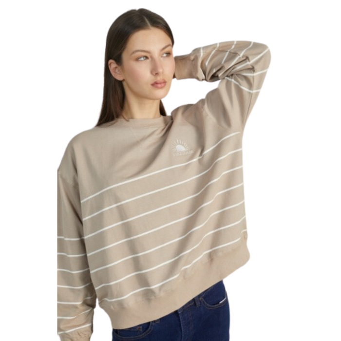 24Colours - Sweatshirt - Taupe - T-Shirt Langarm