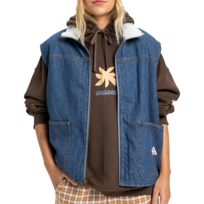 Quiksilver - Road By Night Lined - Medium Blue - Weste