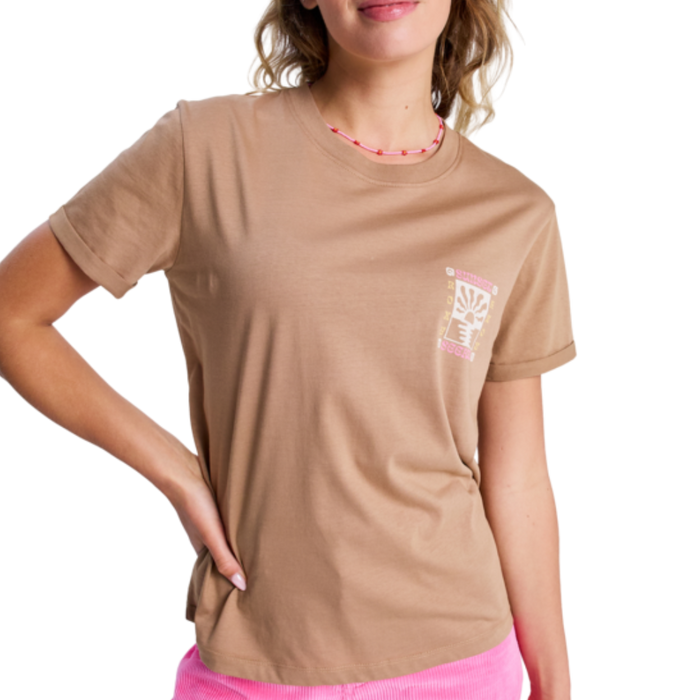 Roxy - Oceanregular Poster - Woodsmoke - T-Shirt