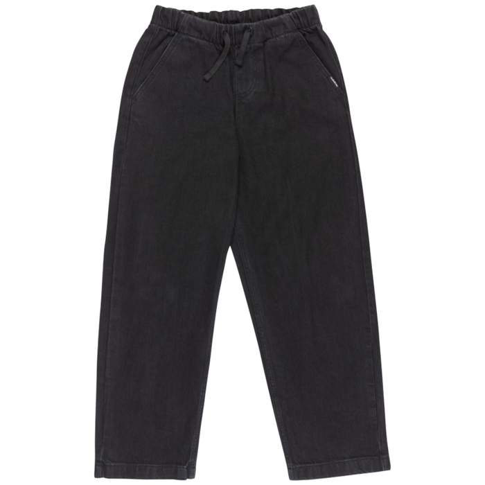 Quiksilver - The Foam Denim Pant Youth - Black - Baggy Fit Jeans