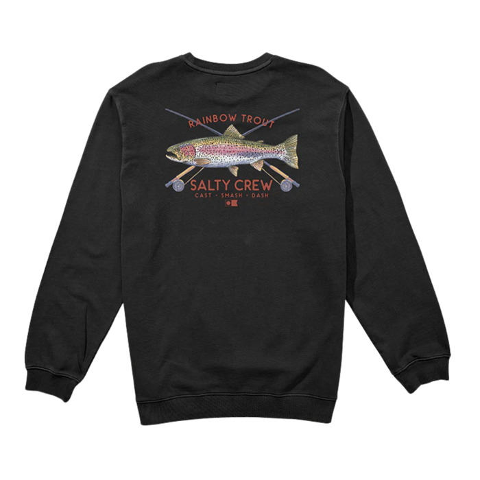 Salty Crew - Trout Mount Vintage Crew Fleece - Vintage Black - Crew Sweater