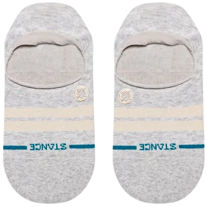 Stance - Racer Stripe No Show - Heathergrey - Socken