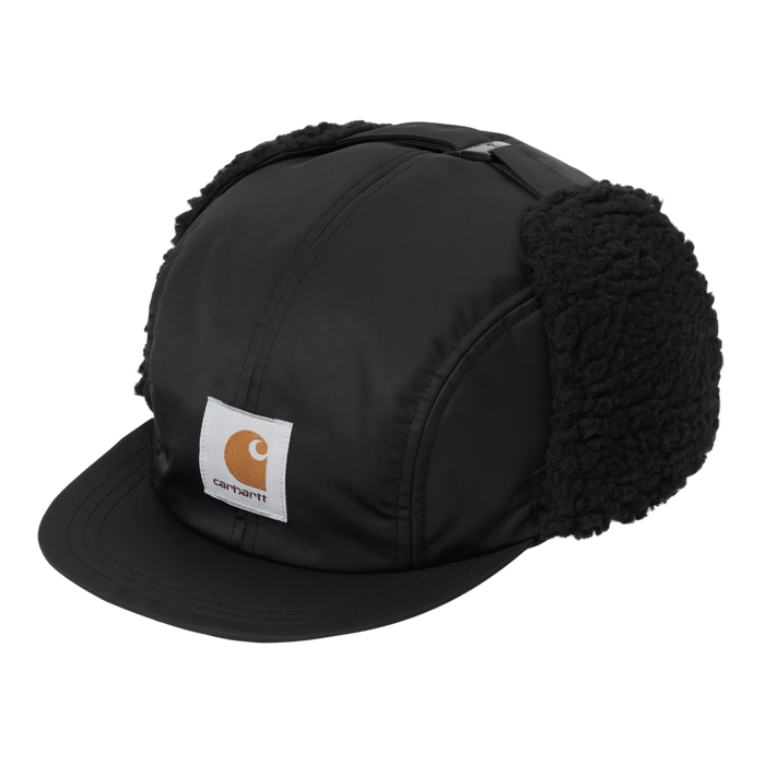 Carhartt - Oltera Ear Guard Cap - Black/Black - Fitted Cap