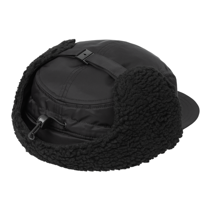 Carhartt - Oltera Ear Guard Cap - Black/Black - Fitted Cap