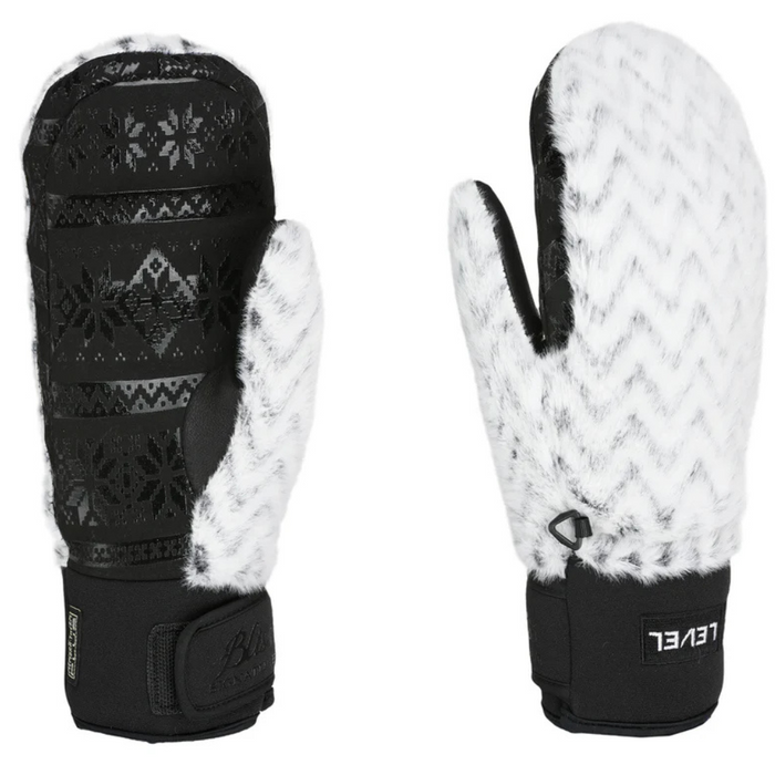 Level - Siberian Mitt - Black-white - Fäustling