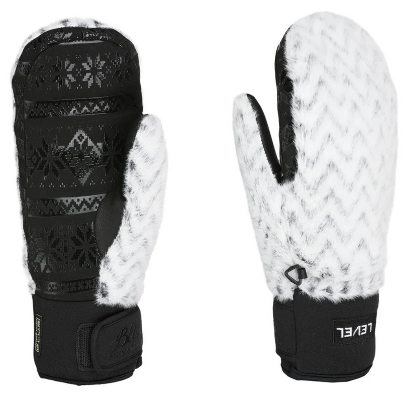 Level - Siberian Mitt - Black-white - Fäustling