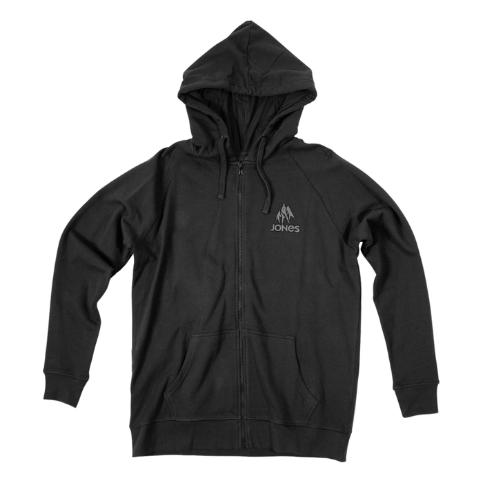 Jones - Jones Hoodie-Truckee mit Reißverschluss - BLACK - Hoodie mit Reißverschluss