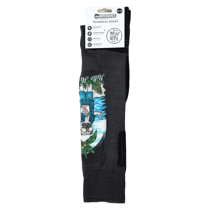 Holymbay Socks - Moreboards - Black 01 - Snowboard-Socken