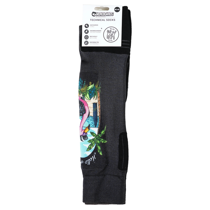Holymbay Socks - Moreboards - Black 02 - Snowboard-Socken