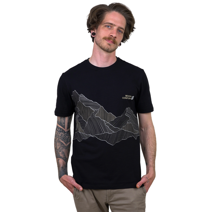 BN Mtn Shadows Tee - Benon Conform - Black - T-Shirt