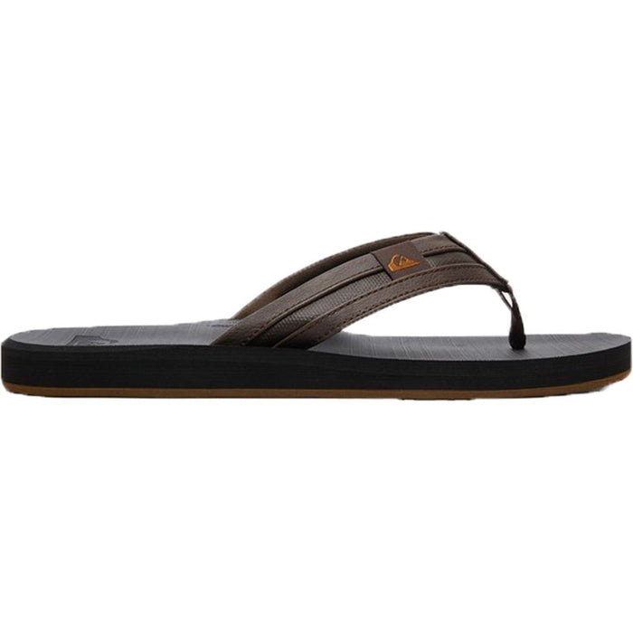 CARVER SQUISH - Quiksilver - BROWN/BLACK/BROWN - Flip Flop