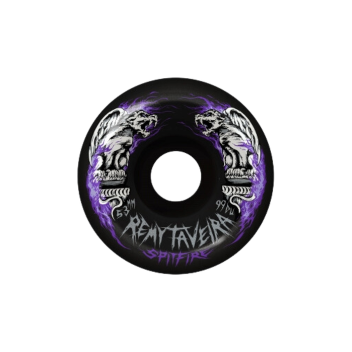 F4 99 Remy Taveira Chimera Conical - Spitfire - Black - Skateboard-Rollen