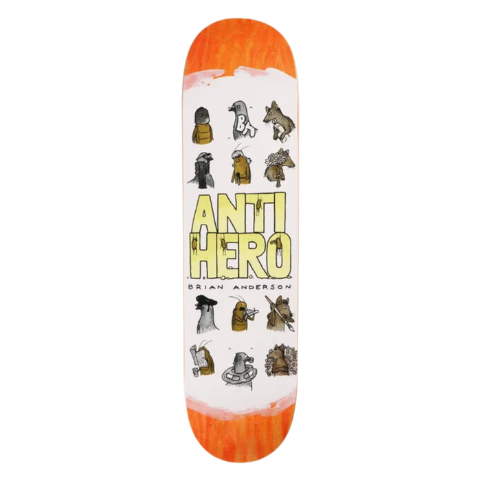 Usual Suspects Beres Deck 8.38 - Anti Hero - Skateboard-Deck