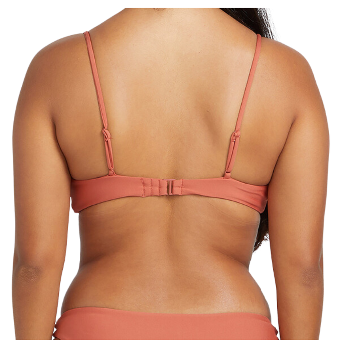 Simply Seamless Vneck - Volcom - ROSEWOOD - Bikini Top
