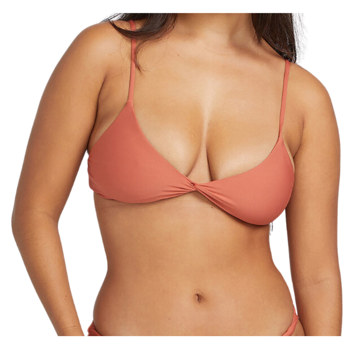Simply Seamless Vneck - Volcom - ROSEWOOD - Bikini Top