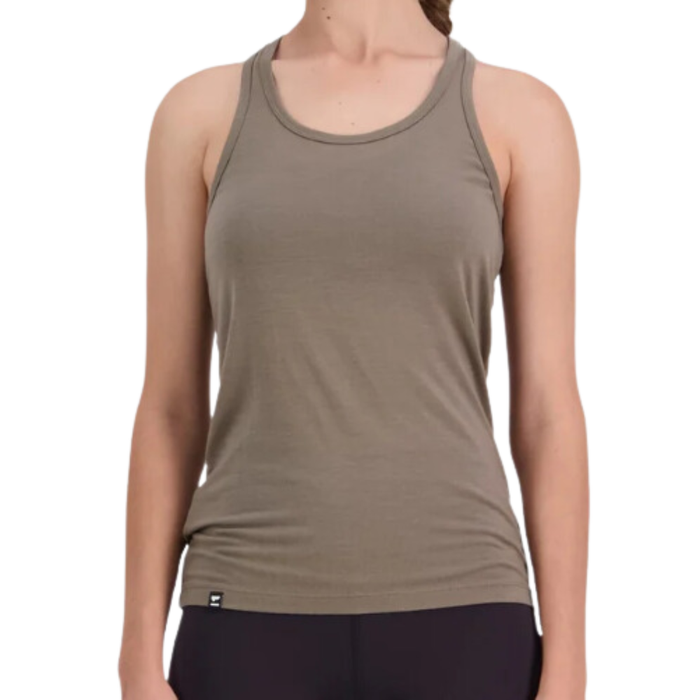 Icon Tank - Mons Royale - WALNUT - Shirt Wolle