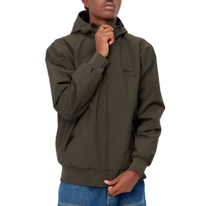 Hooded Sail Jacket - Carhartt Wip - CYPRESS/BLACK - Übergangsjacke