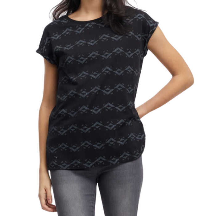 Diona Print - Ragwear - BLACK - T-Shirt