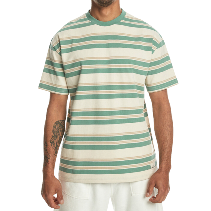 SS ECO YD Stripe Tee - Quiksilver - FROSTY ECO STRIPE TE - T-Shirt