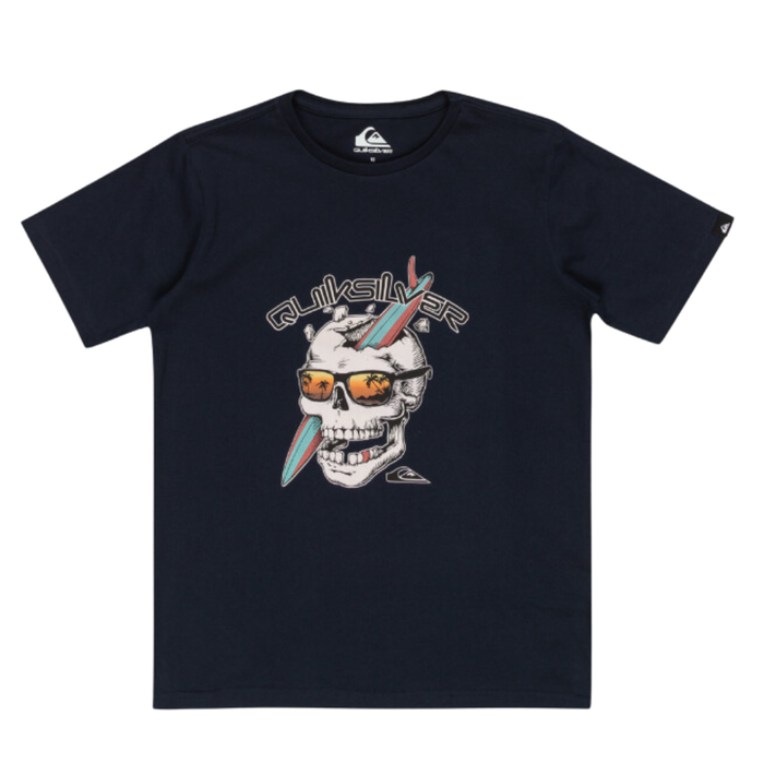 One Last Surf Youth - Quiksilver - NAVY BLAZER - T-Shirt