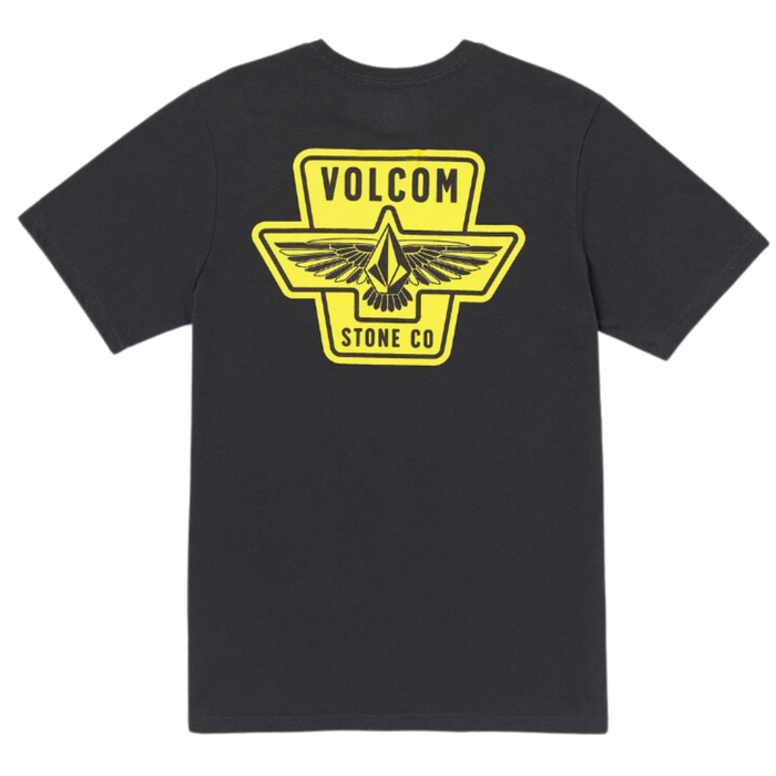 Wing it - Volcom - Washed Black Heather - T-Shirt