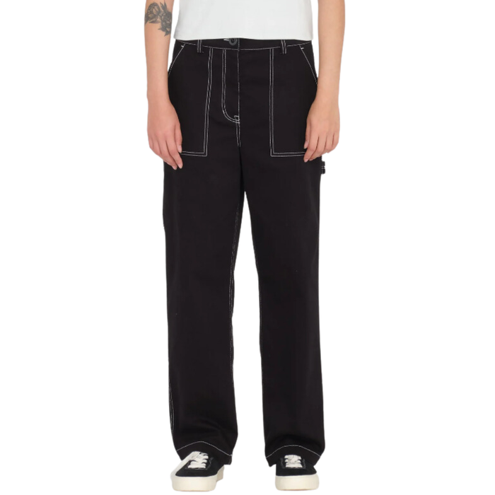 Stone Kraft Pant - Volcom - Black - Straight Fit Pant