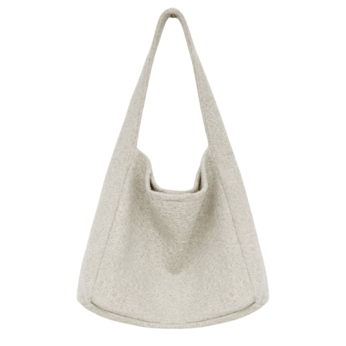 Bag shopper boucle