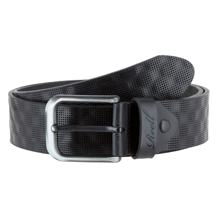 Reell - Moiré Belt - Black- Ledergürtel