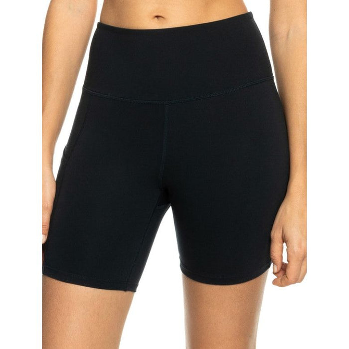 HEART INTO IT BIKER - Roxy - Anthracite - Fitnesshose