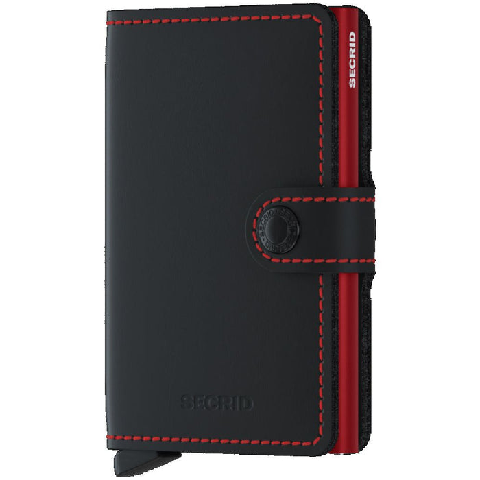 Secrid - miniwallet - Matte Black & Red- Geldtaschen