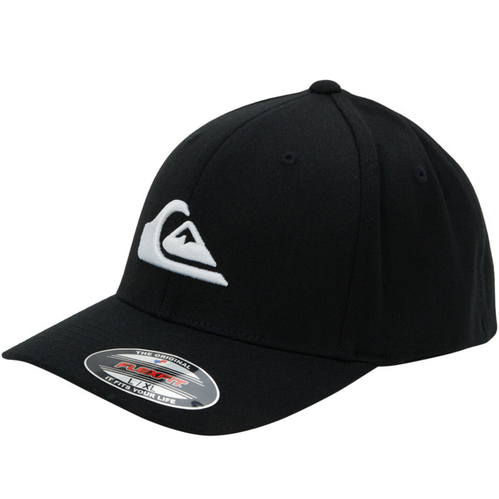 Mountain and Wa HDWR - Quiksilver - BLACK/WHITE -  Flexfit Cap