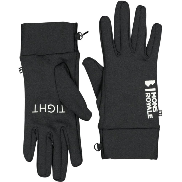 Elevation Wool Fleece Golves - Mons Royale - Black