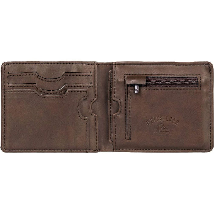 B11EMBOSSEDWALL - Quiksilver chocolate brown - PU-Geldtasche