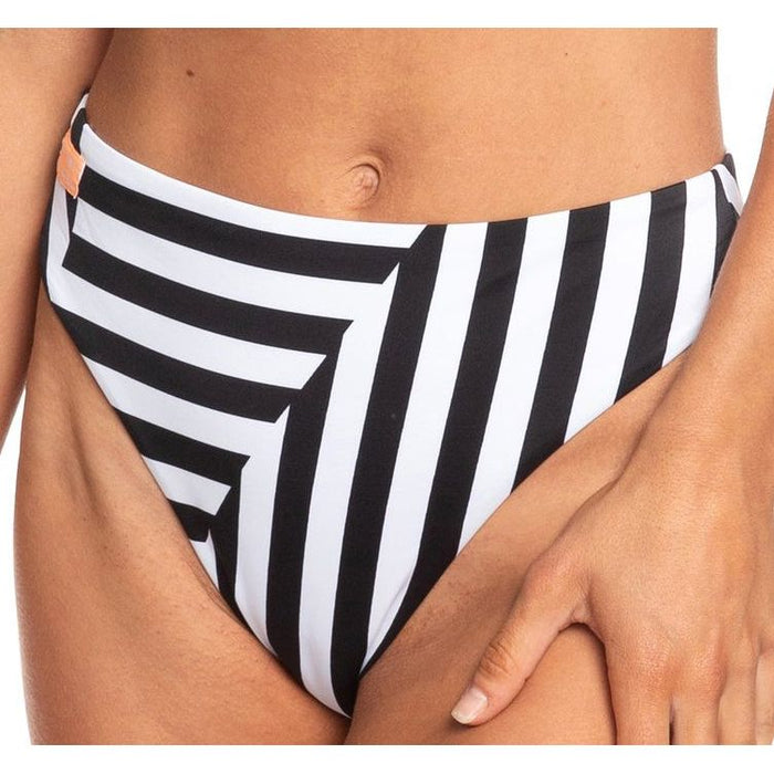 POP Surf - Roxy - true black victoria stripes sw - Bikini Hosen