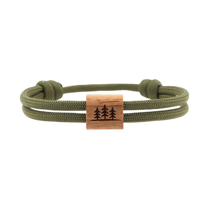 Eydl - Kona Bäume - N-Olivgrün - Armband