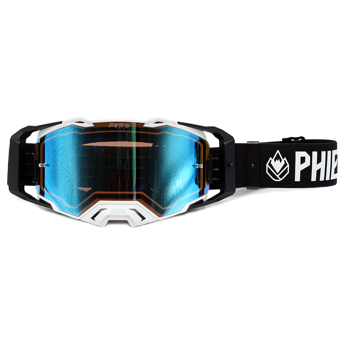 Stingrayph - Phieres - White/Ice Blue - Bike Brille