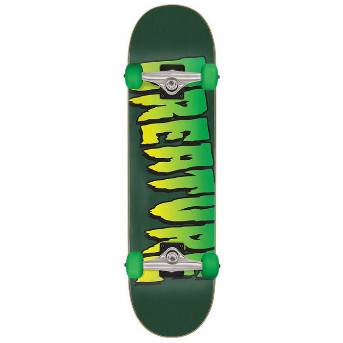 Creature - Logo Full 8.0 - GREEN - Complete Skateboard