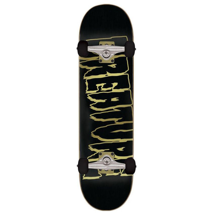 Creature - Logo Outline Large 8.25 - BLACK - Complete Skateboard