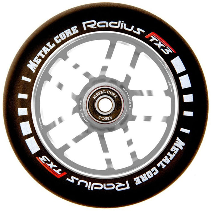 Radius 120 - metalcore -Silver/Black - Wheels Scooter