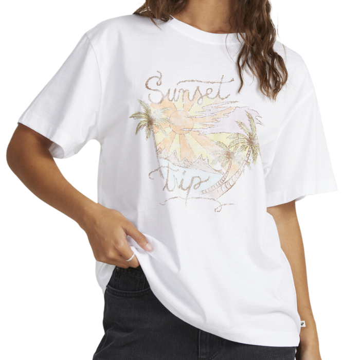 BACK TO LAND II - Roxy - BRIGHT WHITE - T-Shirt