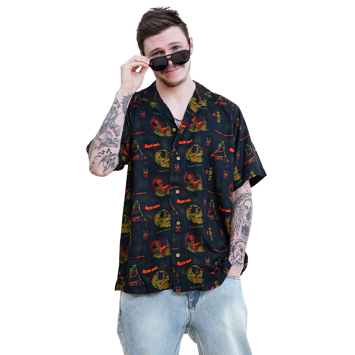 Hell Shirt - Dudes x Moreboards - Multicolor - Kurzarmhemd