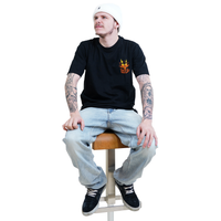 Night Rider - Dudes x Moreboards - Black - T-Shirt