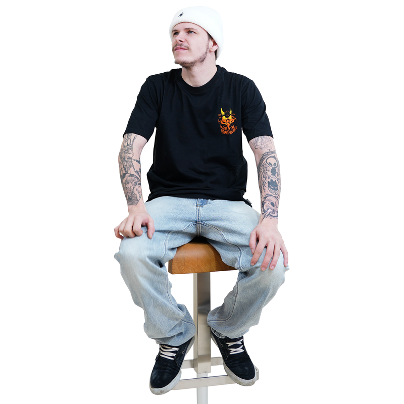 Night Rider - Dudes x Moreboards - Black - T-Shirt
