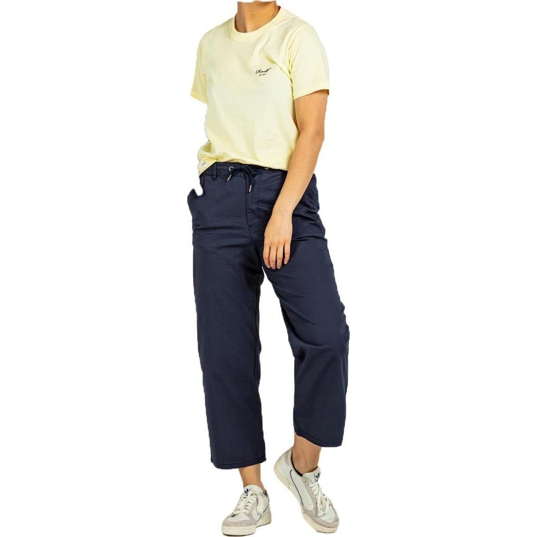 Reflex Women Loose Chino - Reell - Navy Cord -  Regular Fit Pant