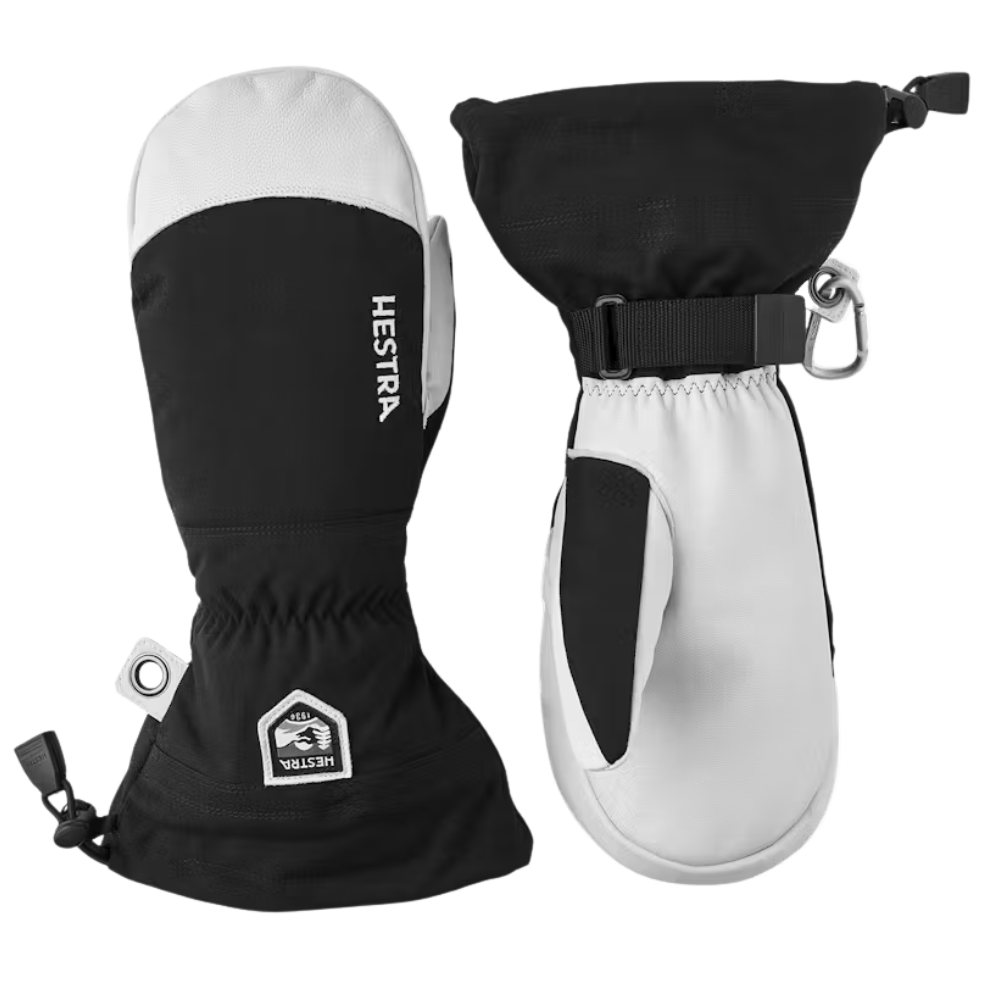 Hestra - Army Leather Heli Ski - mitt - Black - Fäustling